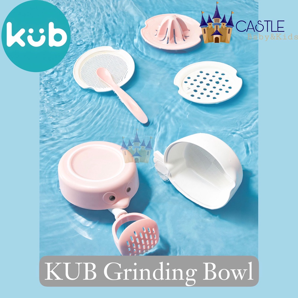 KUB Food Multi Food Grinding Bowl Set / Grinder Bowl Set - Baby Food Processor - Penghalus Makanan