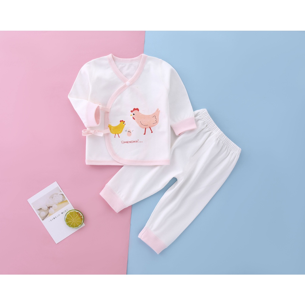 Setelan baju bayi kimono/ baju bayi lengan panjang/ baju tidur kimono