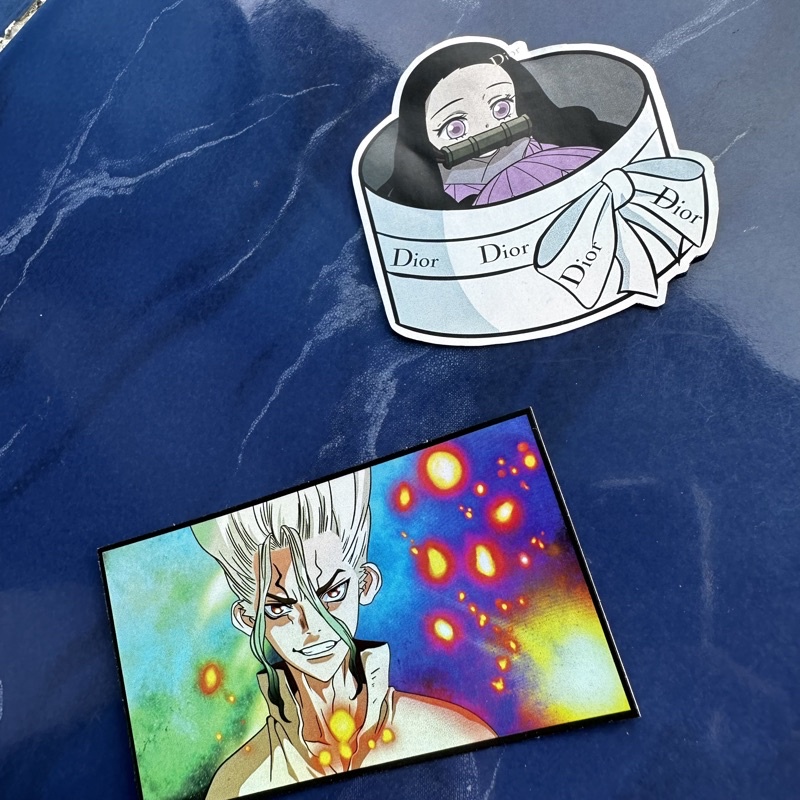 sticker anime hologram nezuko senku