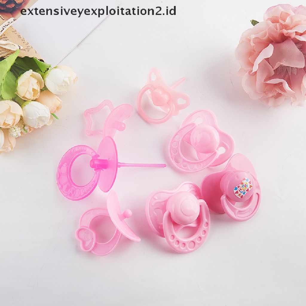2pcs Mainan Dot Puting Dummy Untuk Rumah Boneka