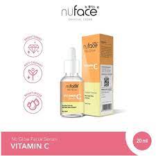 ✦SINAR✦ Nuface Nu Glow Face Serum 20ml | Acne Serum - Brightening Serum - Peeling Serum - Vitamin C Serum - Hydra Lock Serum