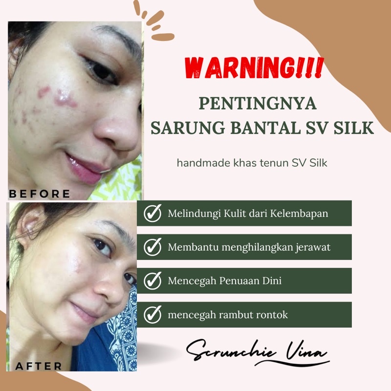 SARUNG BANTAL SILK SATIN BY SV ROSE GOLD| CASE BANTAL SATIN | PILLOW CASE SATIN |COVER BANTAL