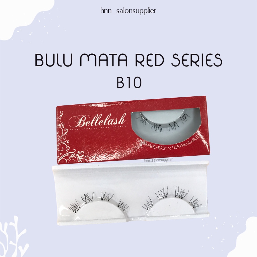 B10 Bulu Mata Bawah Palsu Handmade Fake Eyelash Eye Lashes Lash Artifivial Belle Eyelashes