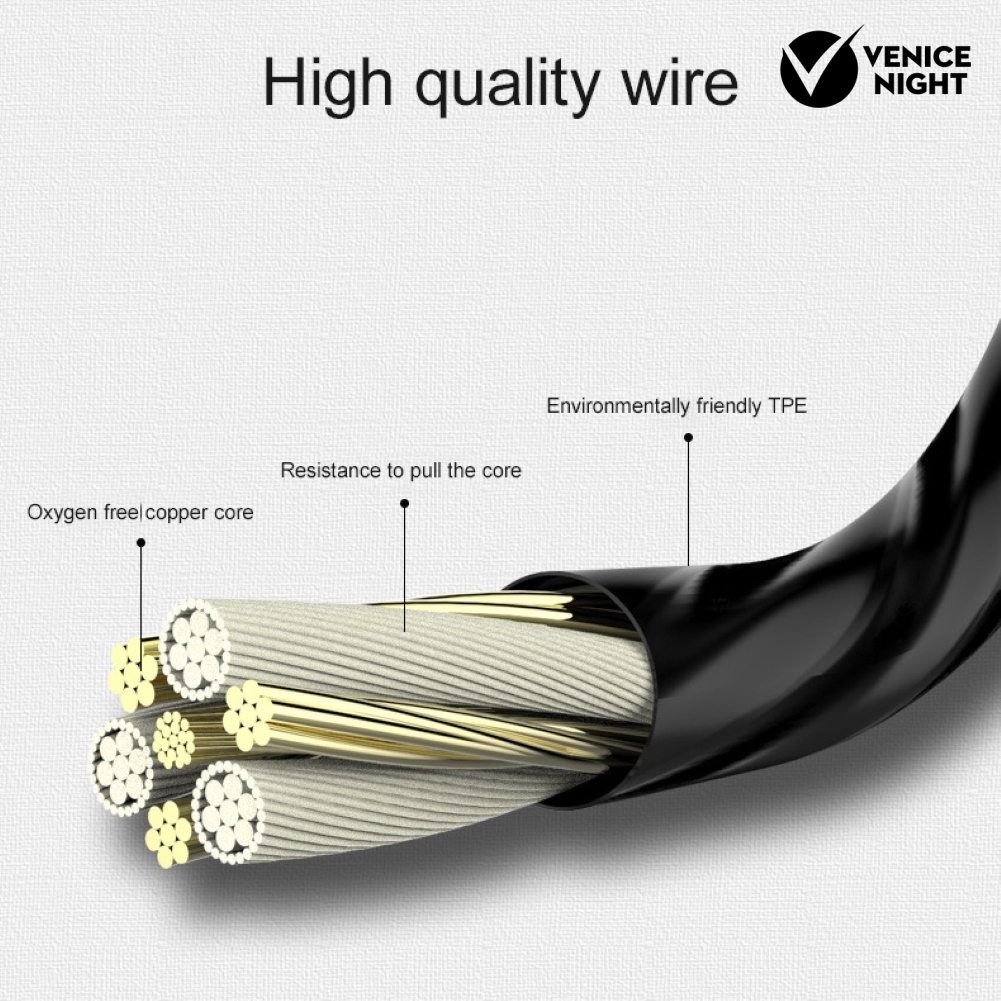 (VNEP) (Berkabel) 3.5mm Universal In-ear Earphone Bass Headphone dengan Mic untuk Ponsel Tablet