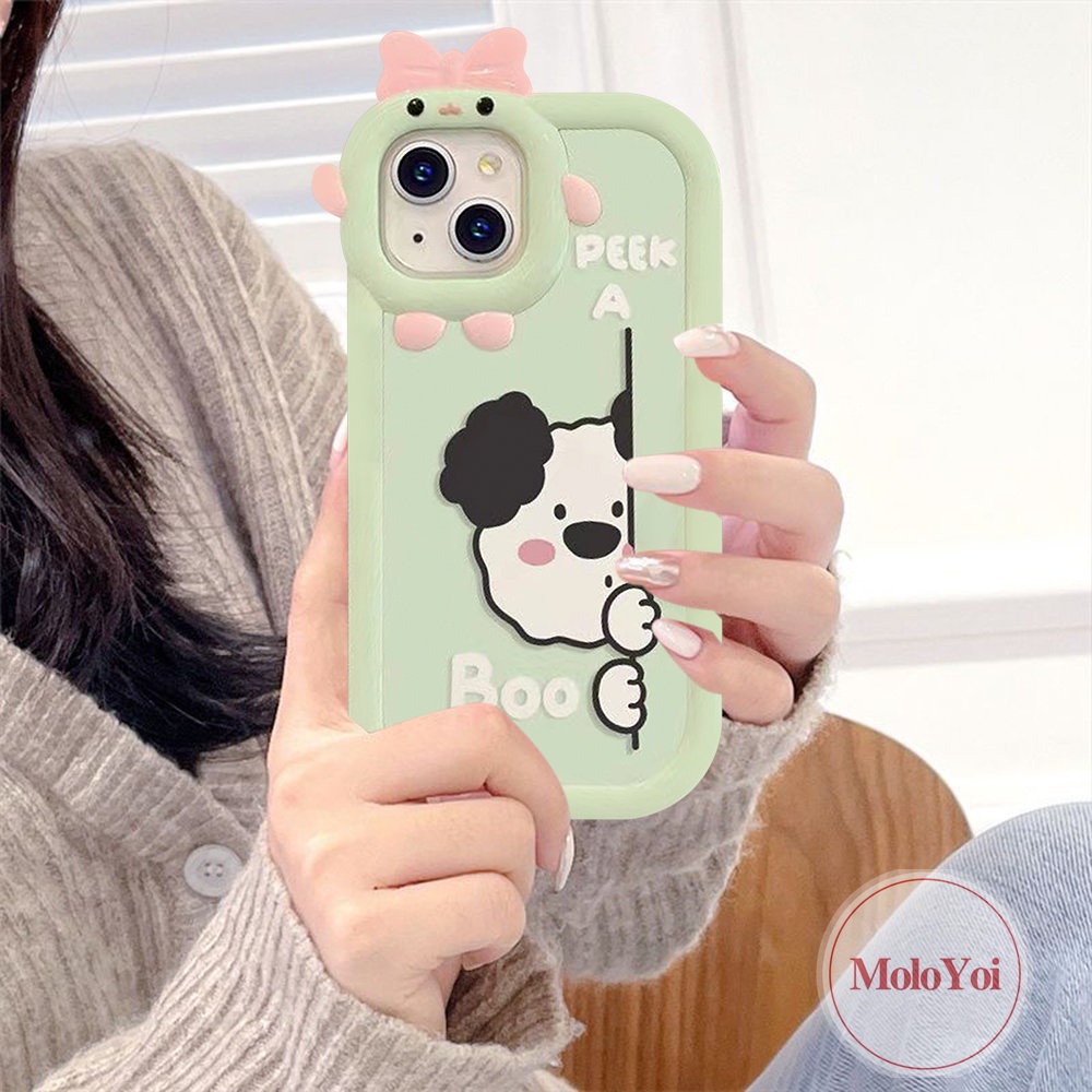 Soft Case Tpu Motif Kartun Beruang 3D Untuk iPhone 13 11 12 14 Pro Max 7Plus X XR XS Max 8 7 6s 6 14 Plus SE 2020