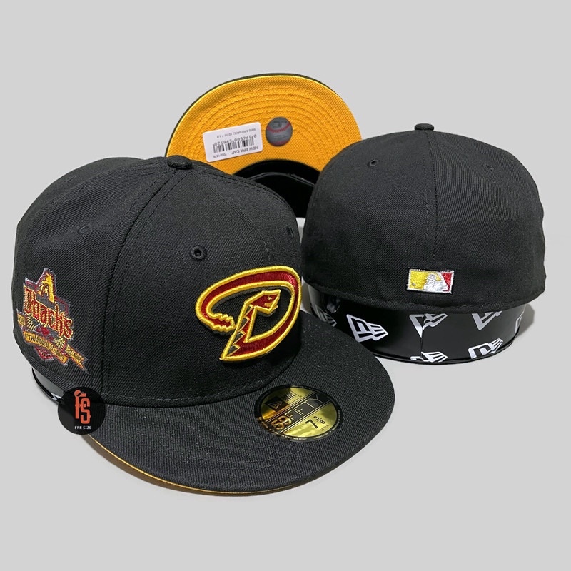 TOPI NEW ERA ORIGINAL 5950 10TH ARIZONA DIAMONDBACKS BLACK UV YELLOW