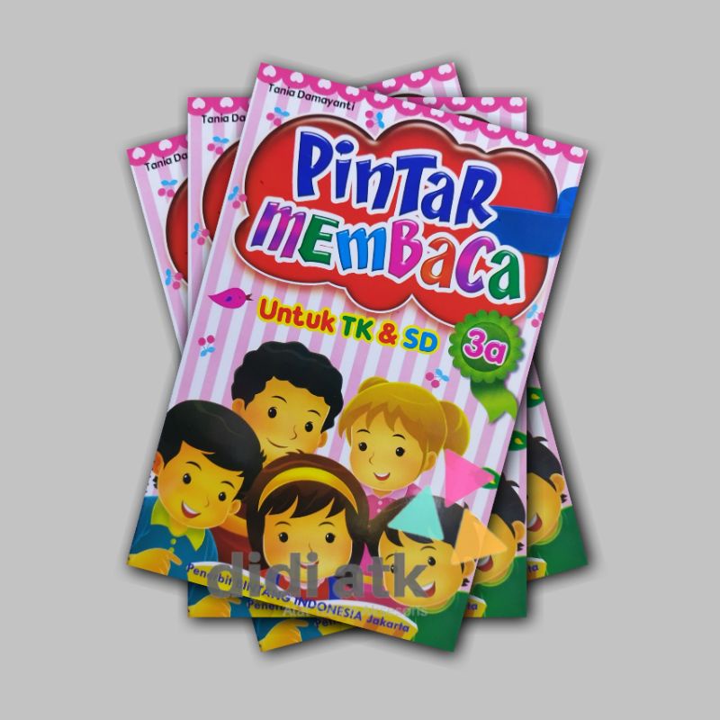 Buku Pintar Membaca 3A Untuk Anak TK & SD
