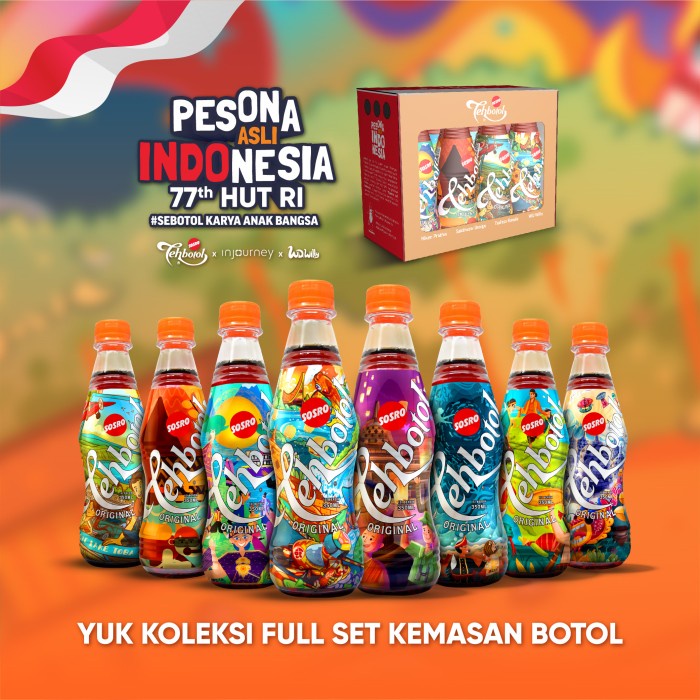 

Sale Limited Edition Box Set Tehbotol Sosro - PET 350ml isi 8pcs /TEH DIET/TEH PELANGSING/TEH