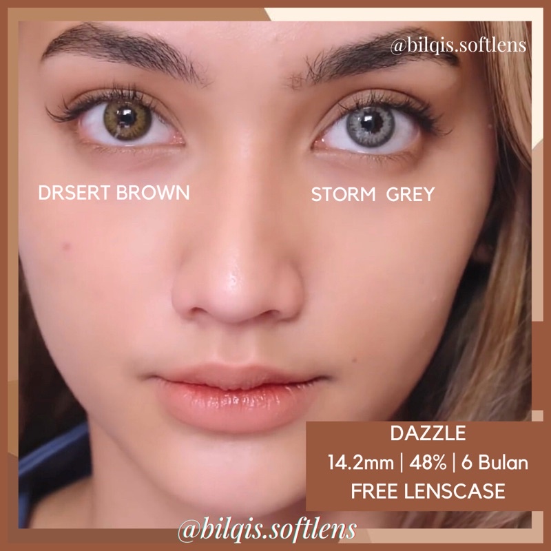 Dazzle Storm Dessert - Softlens Dazzle diamter 14.20mm