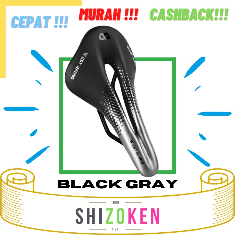 West Biking Ultralight Sadel Sepeda Lipat MTB Roadbike Hollow Saddle