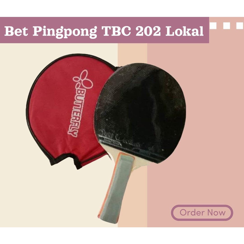 Bet Pingpong Butterfly Addoy D TBC 202 Cover Lokal