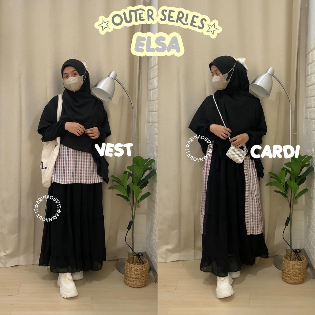 OUTER VEST&amp;CARDI BY ARUNAOUTI