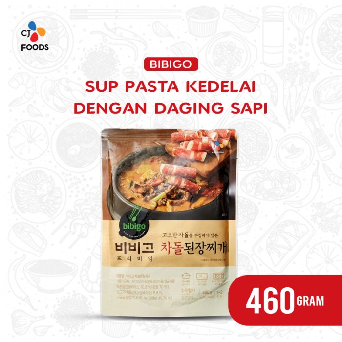 

BIBIGO SUP PASTA KEDELAI DENGAN DAGING SAPI 460 GRAM