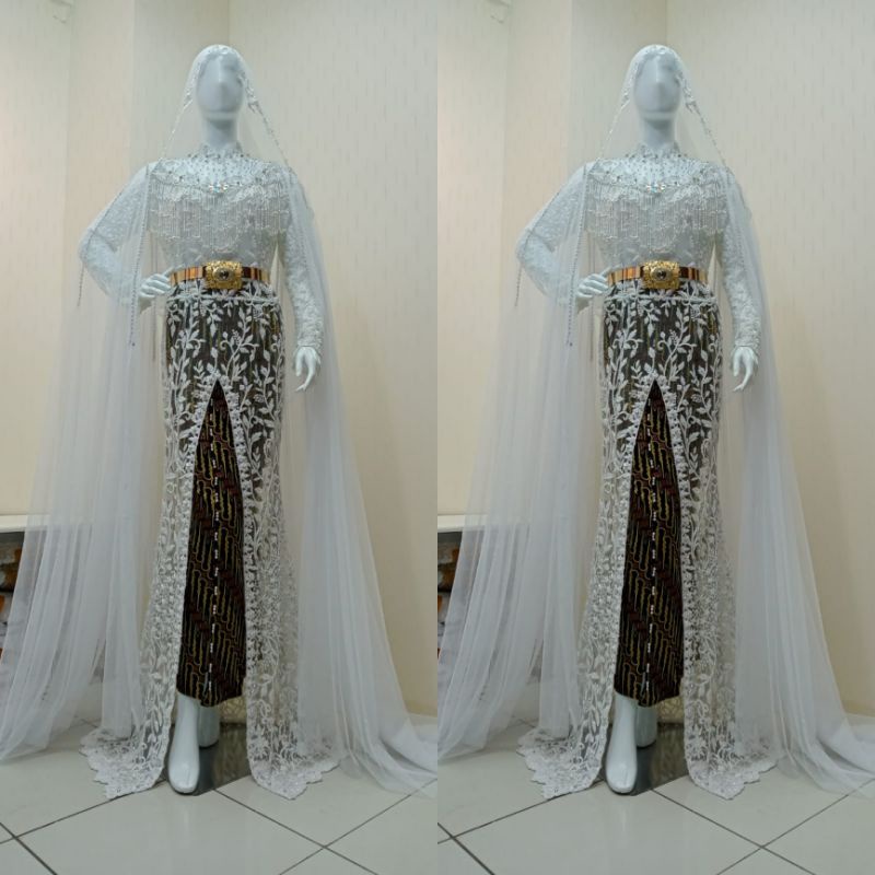 kebaya akad model blah full Payet )