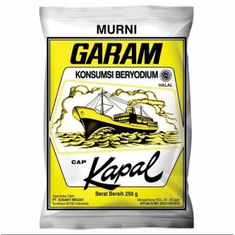 

Garam Cap Kapal 250 gr