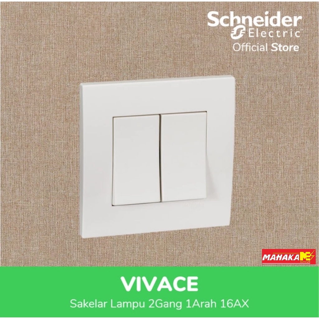 Jual Schneider Saklar G Seri Vivace Kb We Double Gang Way Shopee Indonesia