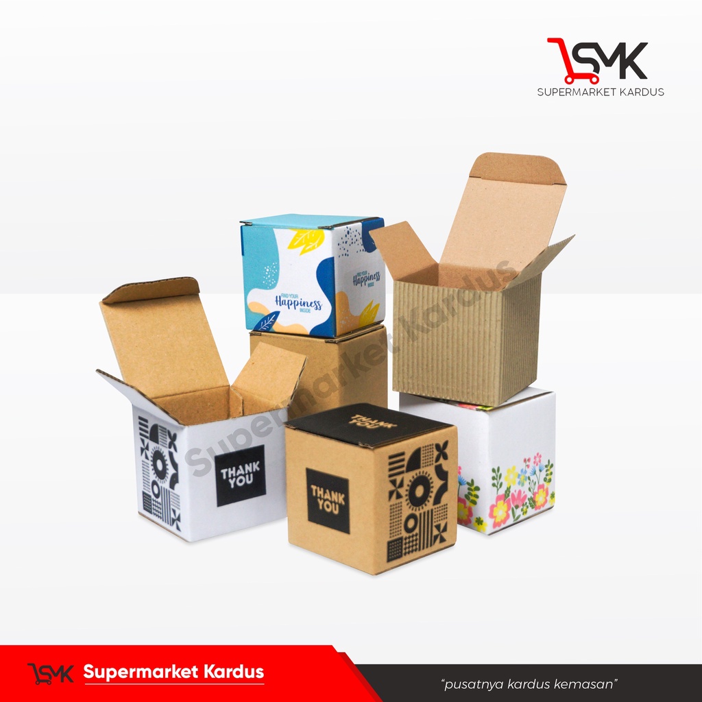 

Box 8X8X8 (CryBaby) Kardus/boxtumbler/Kardusmini/Karduskecil/Boxkecil/Karton/Kartonmini/Kemasan/Hampers/Gift/sliplock/Tinggi8