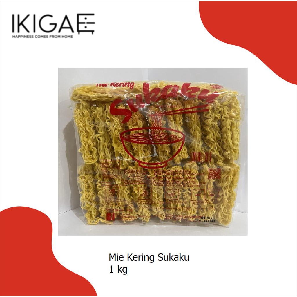 MIE TELUR SUKAKU / MIE KERING SUKAKU 1 KG