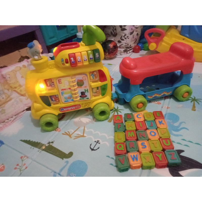 Preloved Vtech Alphabet Train