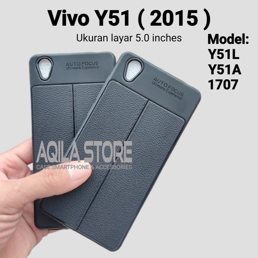 Case Autofocus Vivo Y51 (2015) / Y51L / Y51A / Vivo 1707 case Softshell Auto Focus