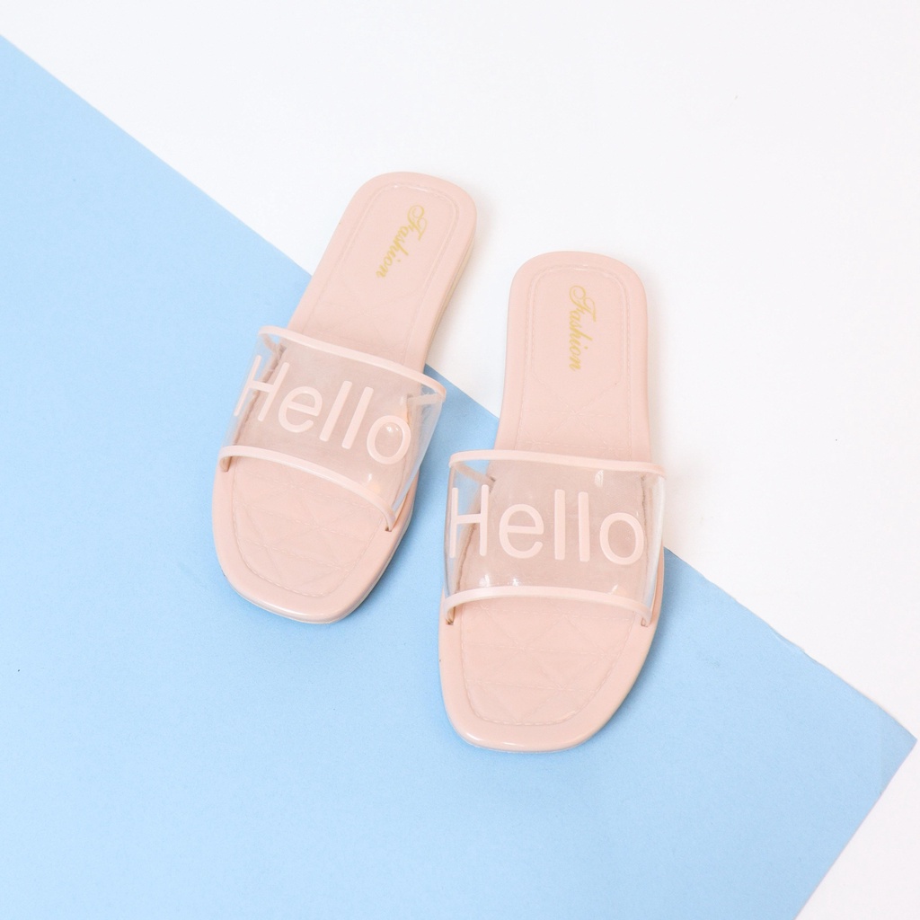 Lumi Sandal Selop Wanita Slip On Teplek - Demorin