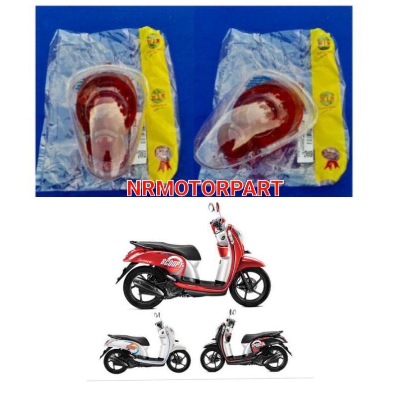 KACA MIKA MICA LAMPU STOP BELAKANG SCOOPY FI 2015/2016 BERKUALITAS