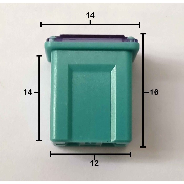 FLOSSER SEKRING PUSAT SKRING FUSE SMALL FEMALE 20 AH BLUE 608920