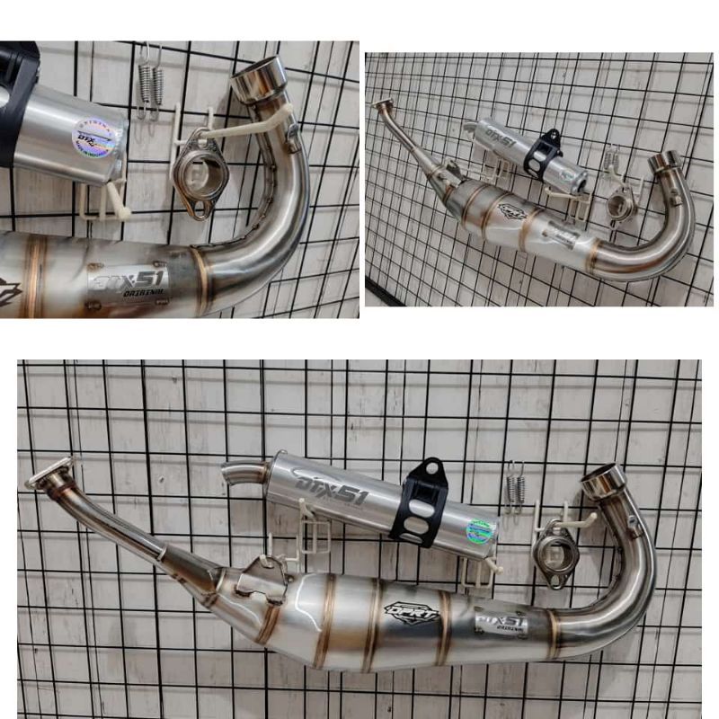 Knalpot Yamaha 125z original dtx-51 ultimate muffler