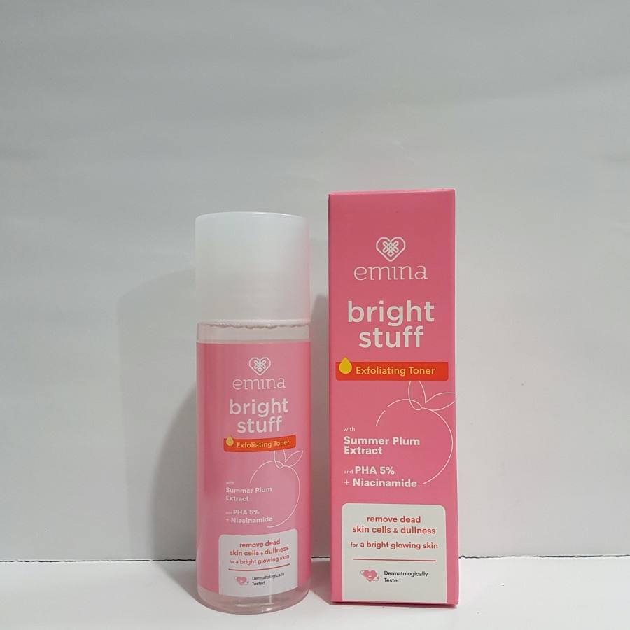 Jual Emina Bright Stuff Exfoliating Toner Shopee Indonesia