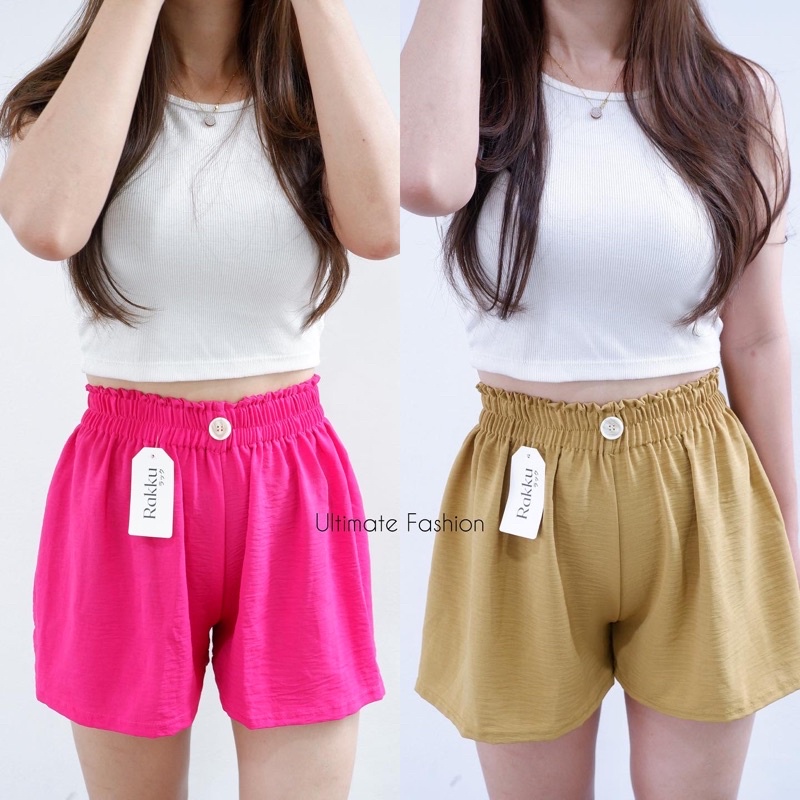 Caca Hot Pant - Short Pants Crinkle - Hotpant Celana Pendek Wanita