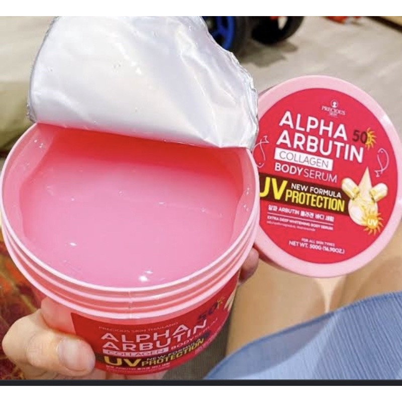 Alpha arbutin collagen body serum