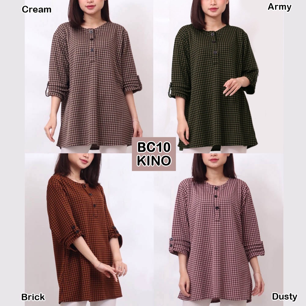 BIGCLO - (COD) LD 120-130cm Blouse Jumbo BC10 Atasan Wanita Bigsize