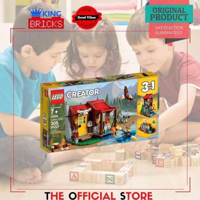 LEGO Original CREATOR 31098 Outback Cabin - Mainan Anak Kreatif Lego stock ada