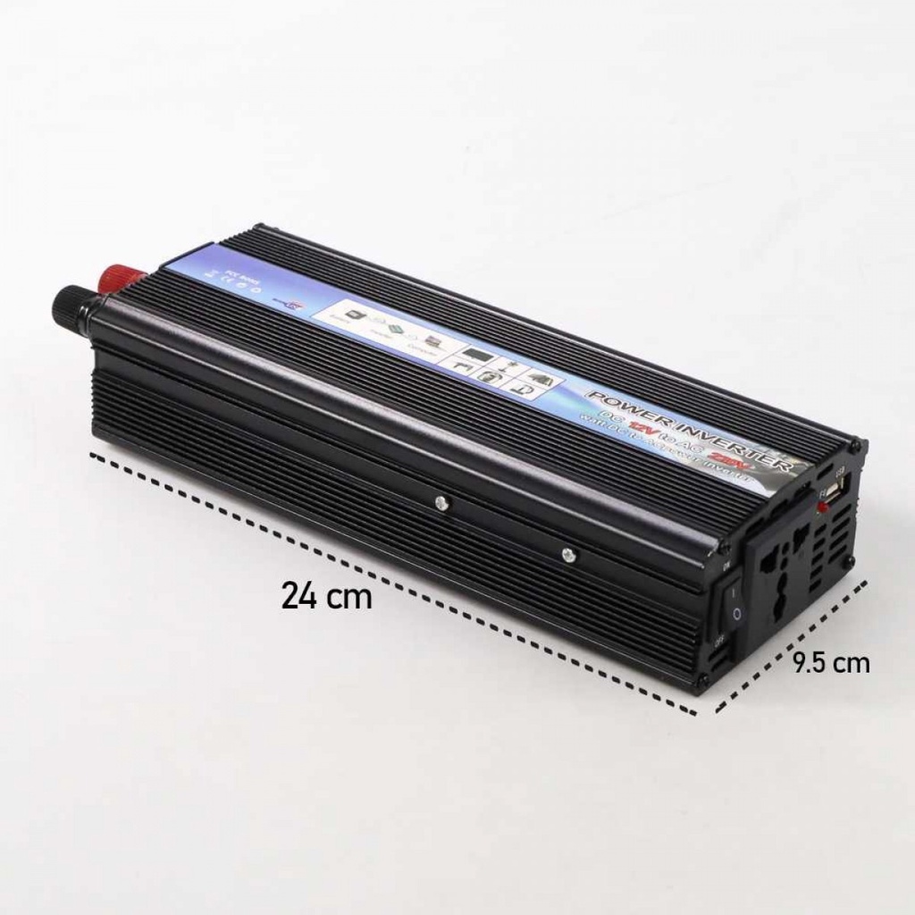 Car Power Inverter Mobil Mengubah DC 12V to AC 220V 700Watt MSW