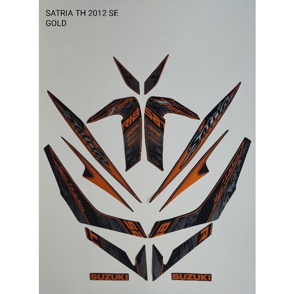 STRIPING ORI SUZUKI SATRIA FU SE THN 2012