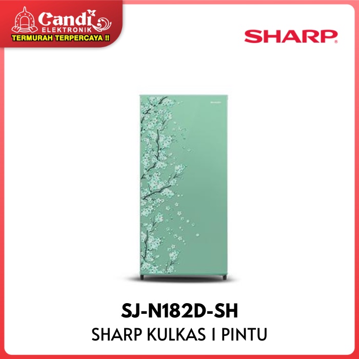 SHARP KULKAS 1 PINTU SJ-N182D-SH 166 LITER SJ-N182D