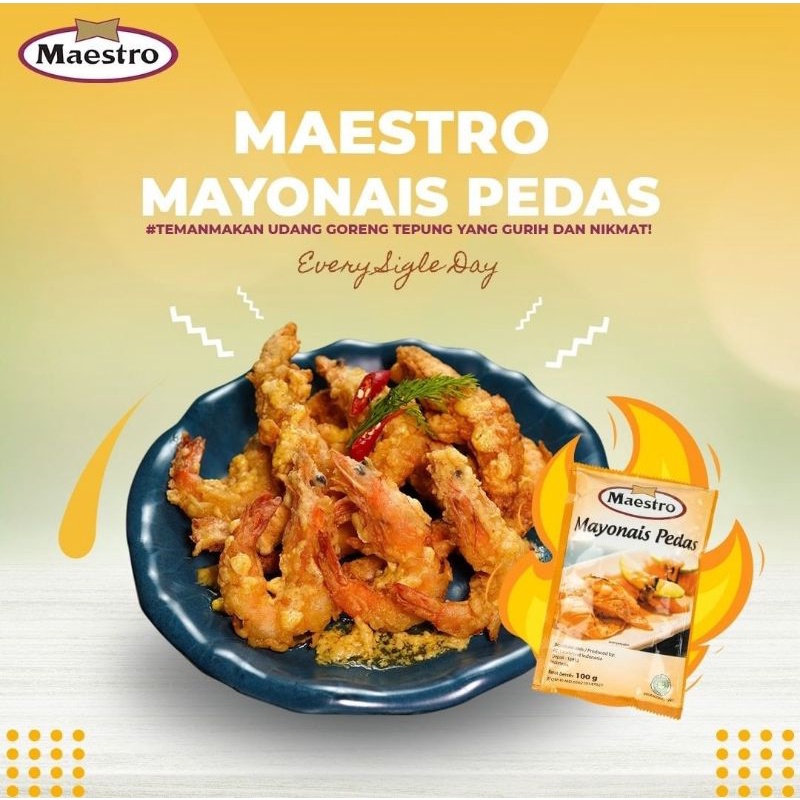 

MAESTRO MAYONAISE PEDAS 100GR