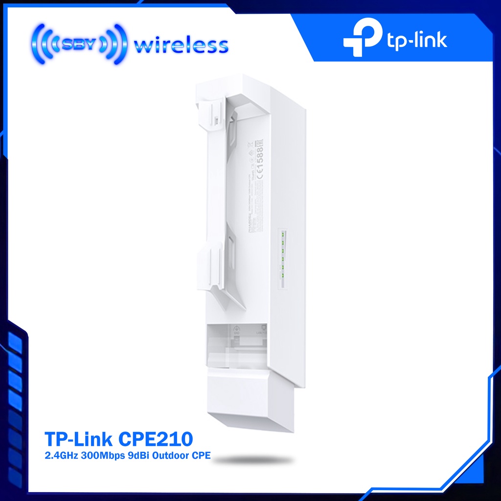 TPLink CPE210 2.4Ghz 300Mbps 9dbi Outdoor TP Link CPE 210