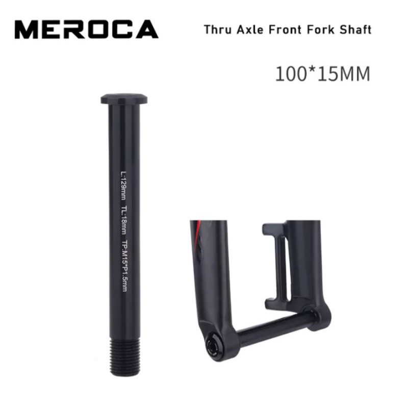 AS TA Fork 15x100mm AS Thru Axle Fork Sepeda