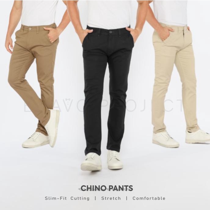 Celana Chino Pria | Celana Panjang Pria STRECHT PREMIUM