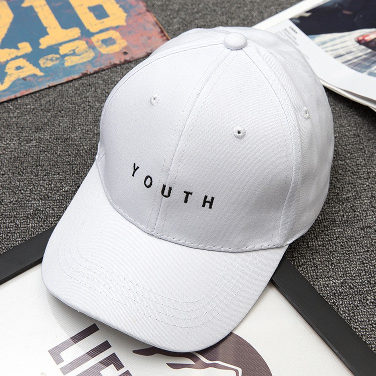 Best seller-Topi Baseball Kekinian Murah Bordir Gaya Korea Pria Wanita Bordir YOUTH