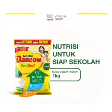 

Nestlé DANCOW FortiGro Susu Bubuk Usia Sekolah Pouch 1 kg instant