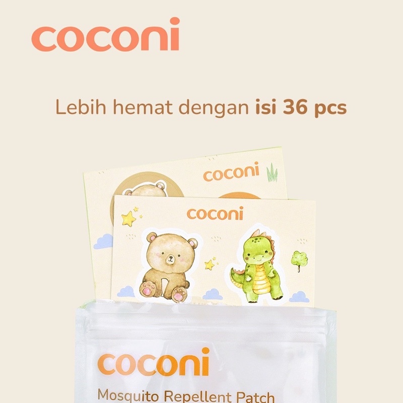 Coconi Mosquito Repellent Patch / Stiker Anti Nyamuk