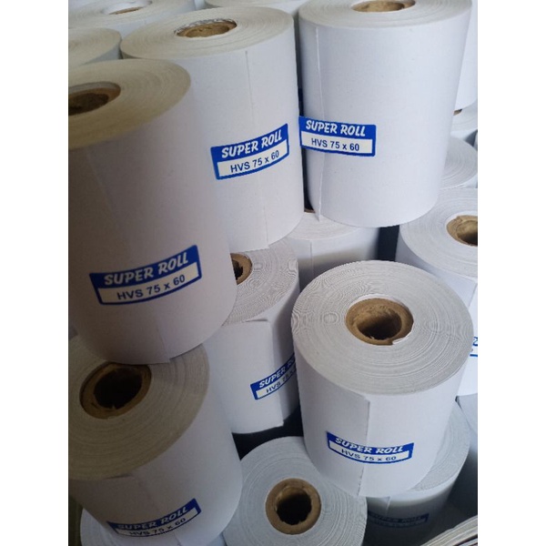 

kertashvs1ply75x60paket 1pak isi10roll/pcc untukprinter dotmatrix tmu220