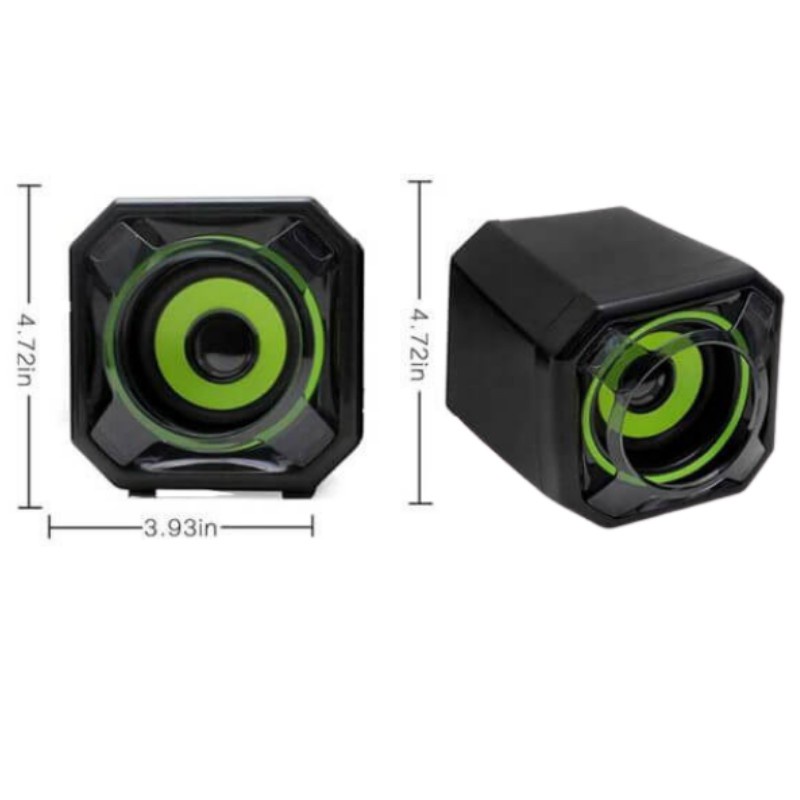 Speaker Mini Portabel Komputer Laptop Super Bass Dengan Tombol Volume Control A8  -  ACS