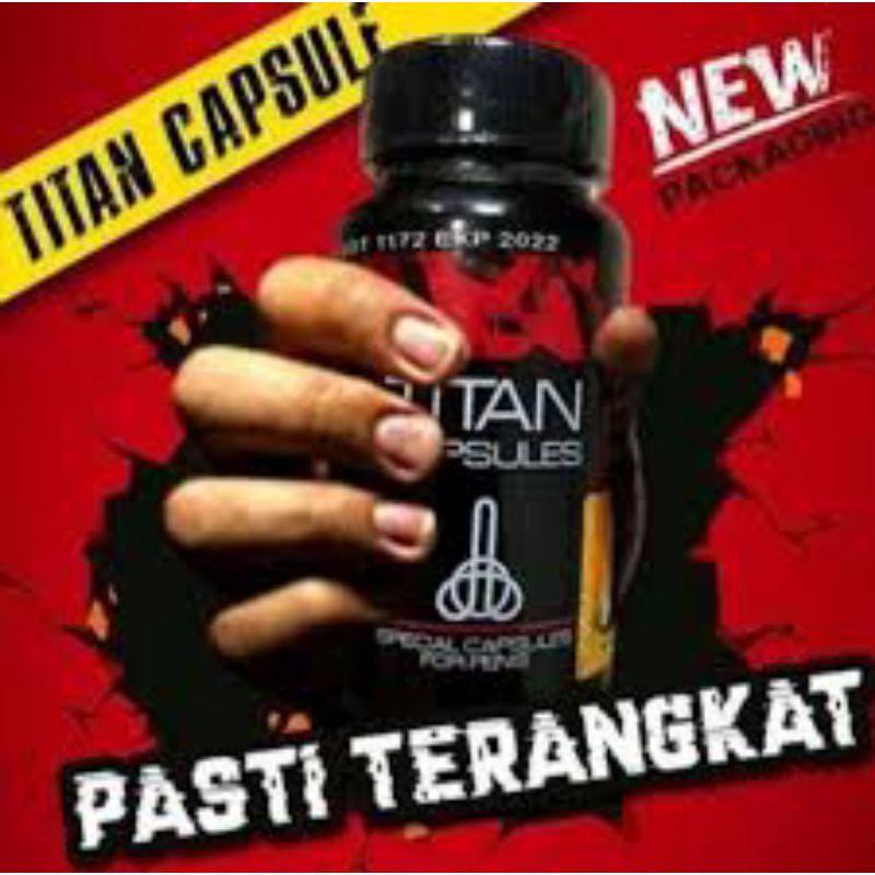 (COD) TITAN CAPSULES _TITAN KAPSUL _OBAT HERBAL KAPSUL _ASLI ORIGINAL 100% RUSIA _OBAT STAMINA