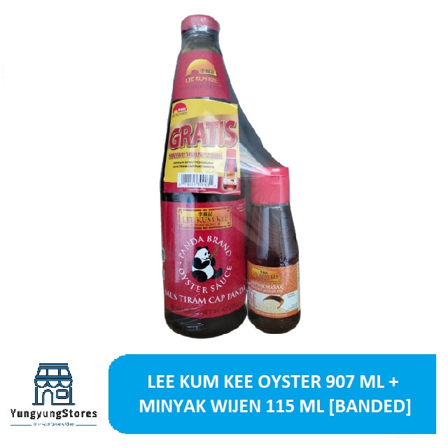 

SAUS TIRAM CAP PANDA LEE KUM KEE 907 GRAMN + BONUS SESAME OIL 115 ML