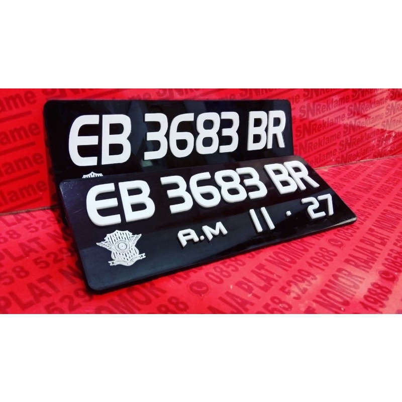 custom PLAT NOMOR TEBAL BAUT TANAM lapisan ACP bukan Plat seng || MEWAH, RAPIH, PROFESIONAL, SPESIALIST