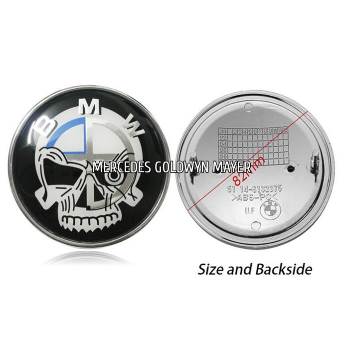 EMBLEM KAP MESIN 82MM BAGASI 74MM E30 E36 E46 E34 E39 E60 X1 X3 X4 X5