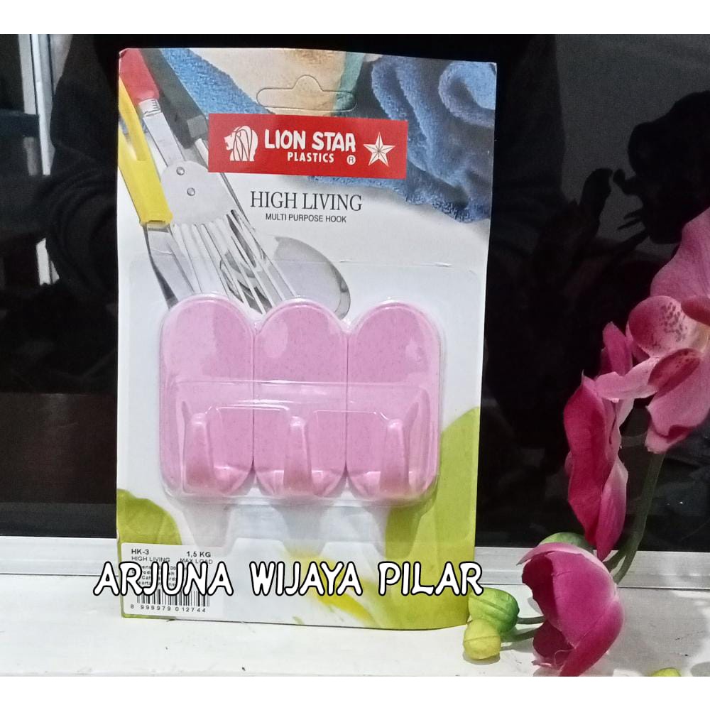 Hanger Hook HK-3 &amp; HK-5 Lion Star - Tempat Gantungan Handuk/Peralatan Dapur